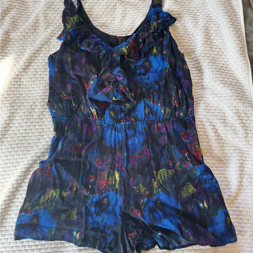Fire Los Angeles Kids Romper in Blue and Purple